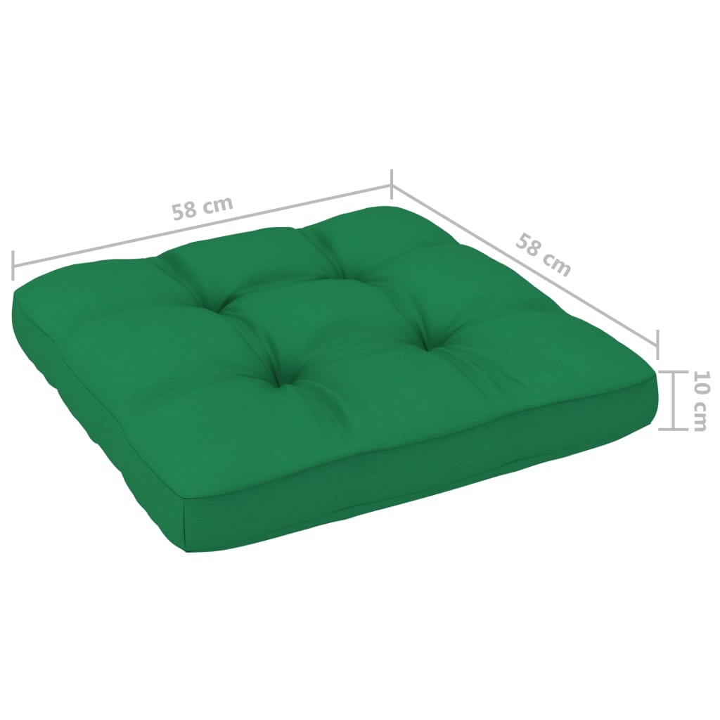 vidaXL 4-tlg. Paletten-Lounge-Set mit Kissen Imprägniertes Kiefernholz