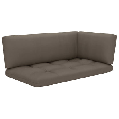 vidaXL 4-tlg. Paletten-Lounge-Set mit Kissen Imprägniertes Kiefernholz