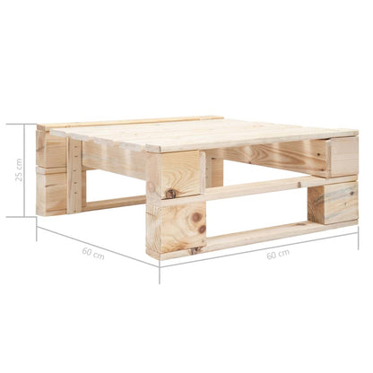 vidaXL 4-tlg. Paletten-Lounge-Set mit Kissen Imprägniertes Kiefernholz