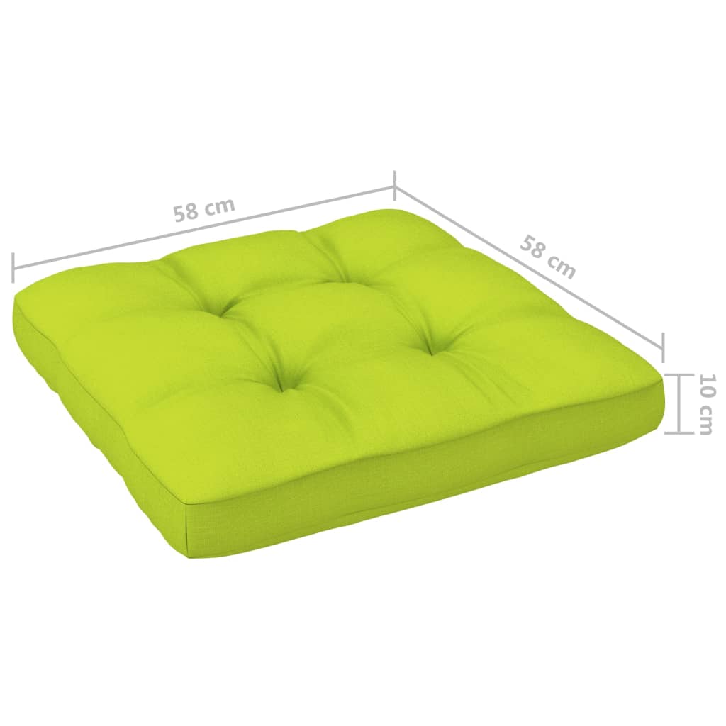 vidaXL 4-tlg. Paletten-Lounge-Set mit Kissen Imprägniertes Kiefernholz