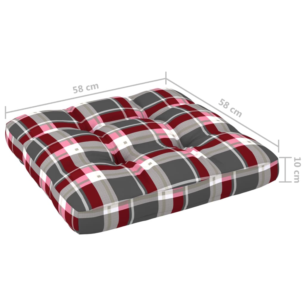 vidaXL 4-tlg. Paletten-Lounge-Set mit Kissen Imprägniertes Kiefernholz
