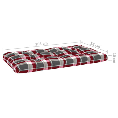 vidaXL 4-tlg. Paletten-Lounge-Set mit Kissen Imprägniertes Kiefernholz
