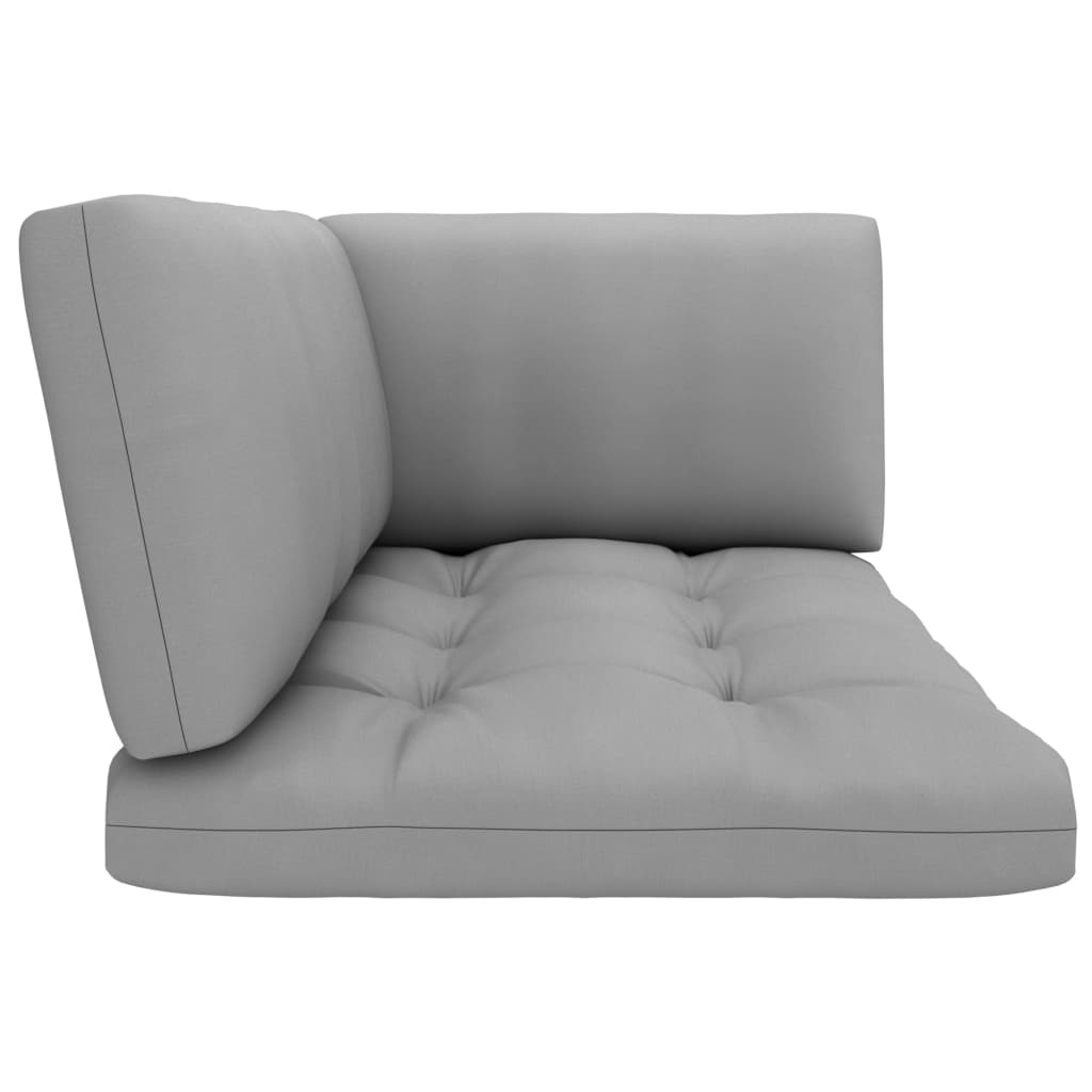 vidaXL 6-tlg. Paletten-Lounge-Set Weiß Imprägniertes Kiefernholz