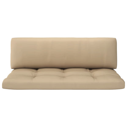 vidaXL 6-tlg. Paletten-Lounge-Set Weiß Imprägniertes Kiefernholz