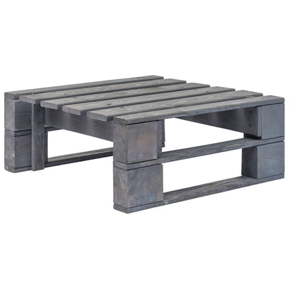 vidaXL 6-tlg. Paletten-Lounge-Set Grau Imprägniertes Kiefernholz