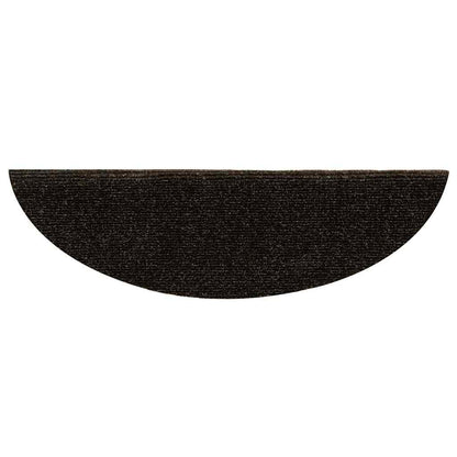 vidaXL Stufenmatten Selbstklebend 5 Stk. 56x17x3 cm Dunkelbraun Halbrund