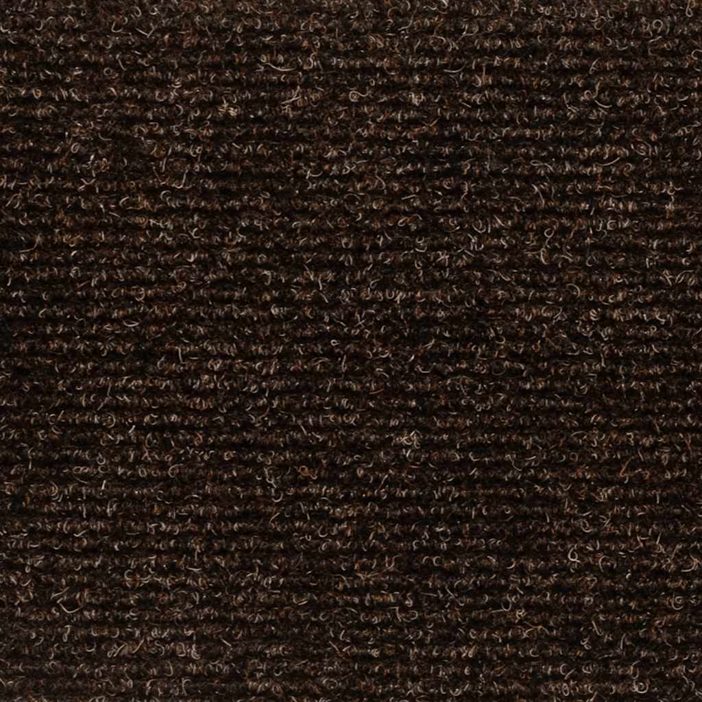 vidaXL Stufenmatten Selbstklebend 5 Stk. 56x17x3 cm Braun Halbrund