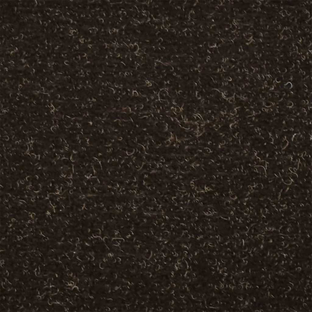 vidaXL Stufenmatten Selbstklebend 5 Stk. 65x21x4 cm Dunkelbraun Halbrund Groß
