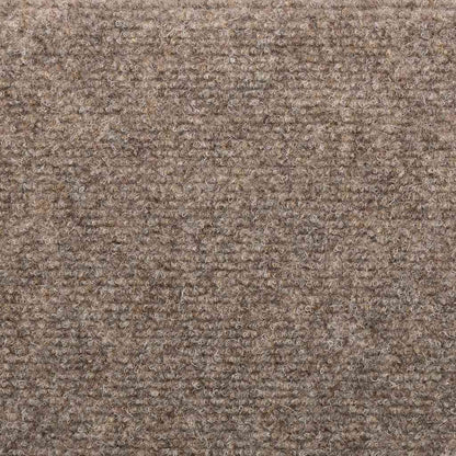 vidaXL Stufenmatten Selbstklebend 10 Stk. 65x21x4 cm Beige Halbrund Groß