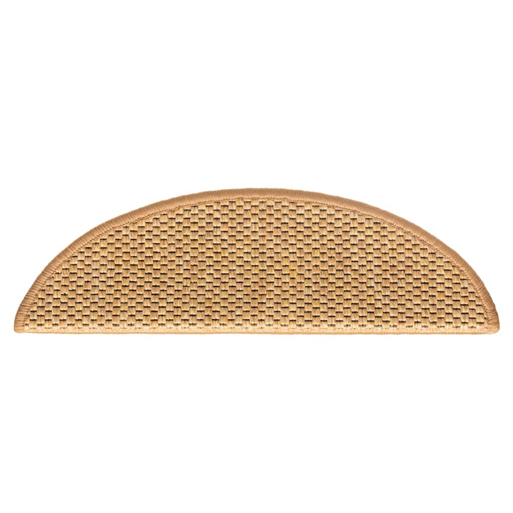 Treppenmatten Selbstklebend Sisal-Look 15 Stk. 56x17x3 cm Sisal