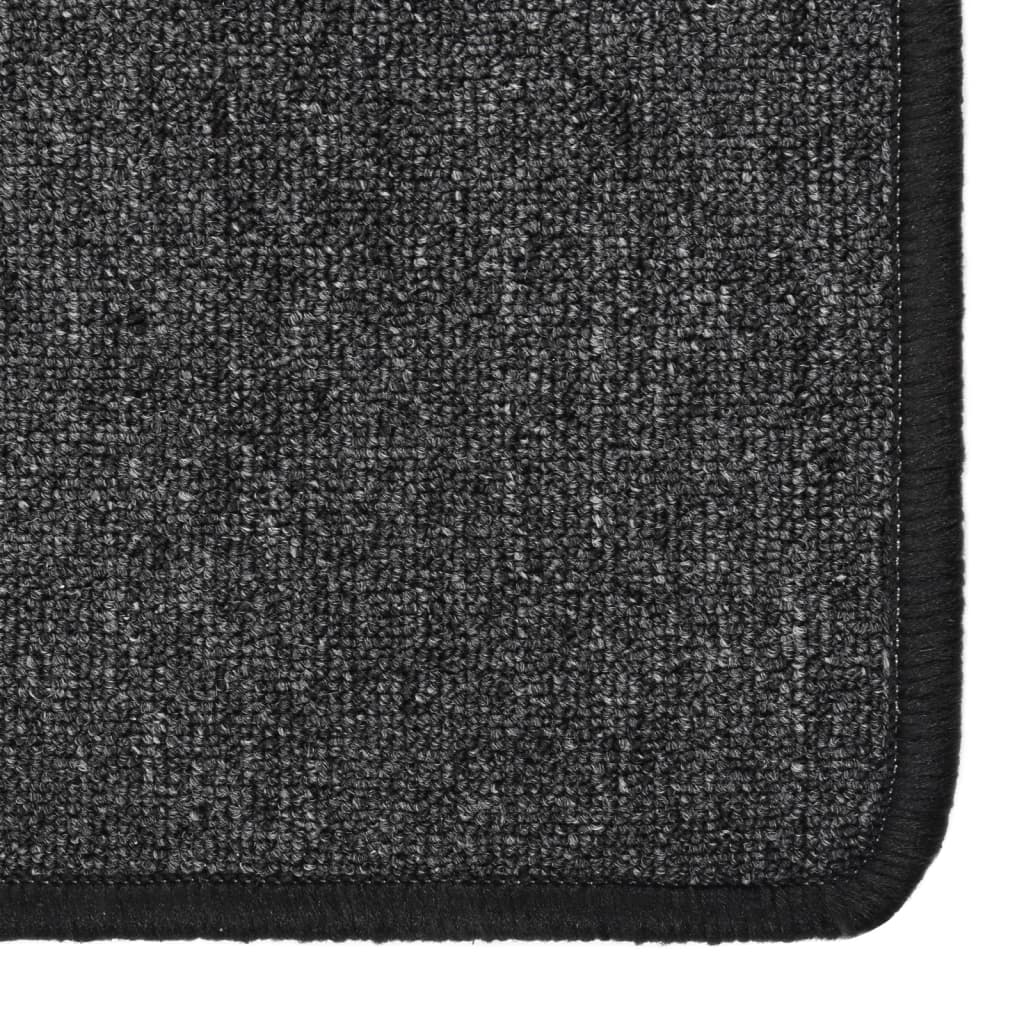 vidaXL Tapis de couloir anthracite 50x200 cm