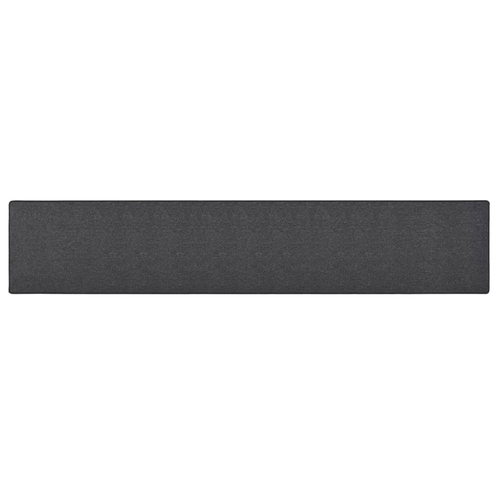 vidaXL Tapis de couloir anthracite 50x300 cm