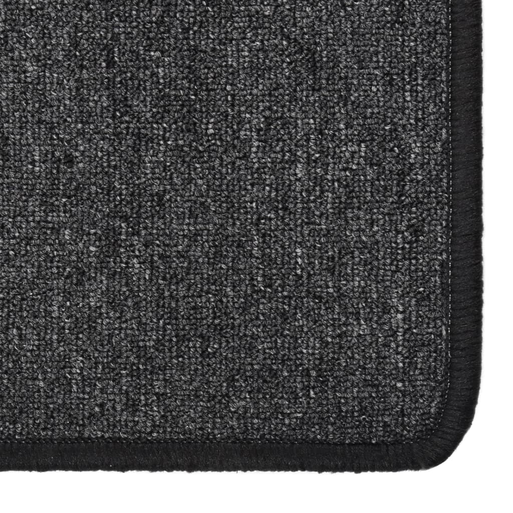 vidaXL Tapis de couloir anthracite 80x400 cm
