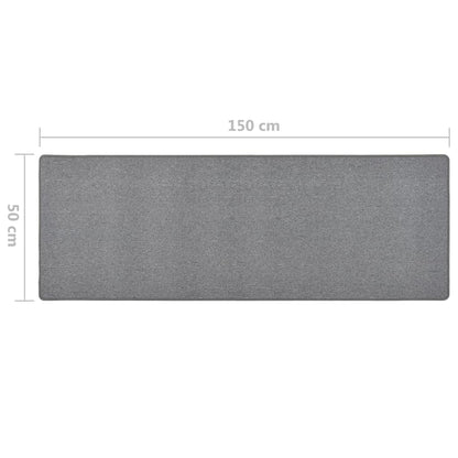 vidaXL Tapis de couloir gris foncé 50x150 cm