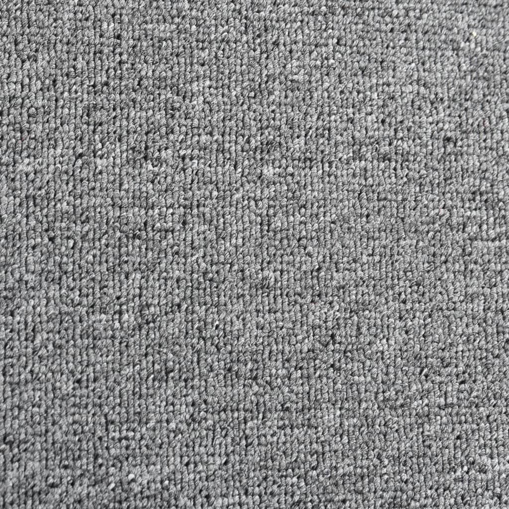 vidaXL Tapis de couloir gris foncé 50x200 cm