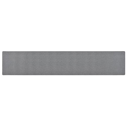 vidaXL Tapis de couloir Gris foncé 50x300 cm