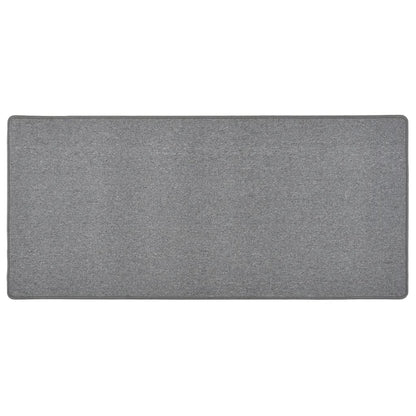 vidaXL Tapis de Couloir Gris Foncé 80x150 cm