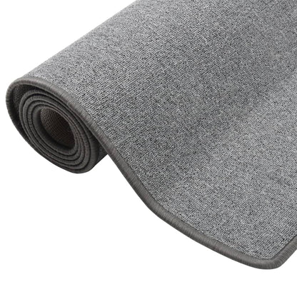 vidaXL Tapis de Couloir Gris Foncé 80x150 cm