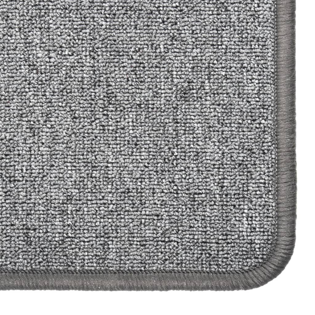 vidaXL Tapis de Couloir Gris Foncé 80x150 cm