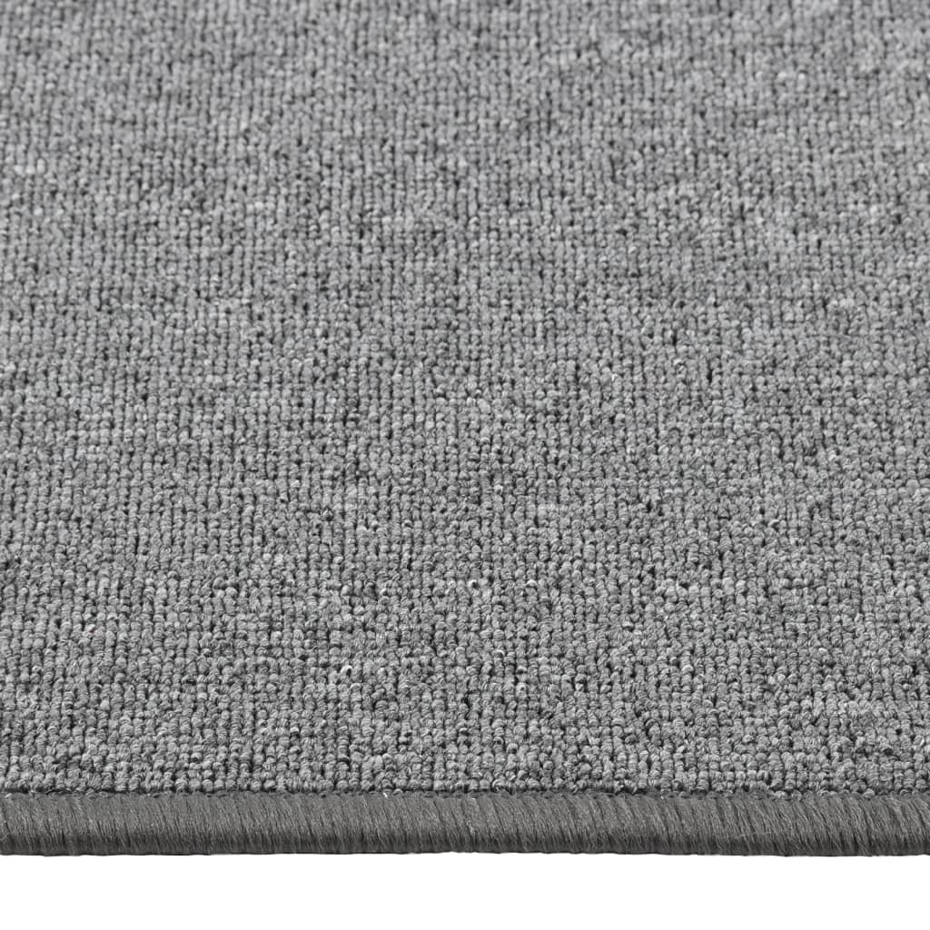 vidaXL Tapis de Couloir Gris Foncé 80x150 cm