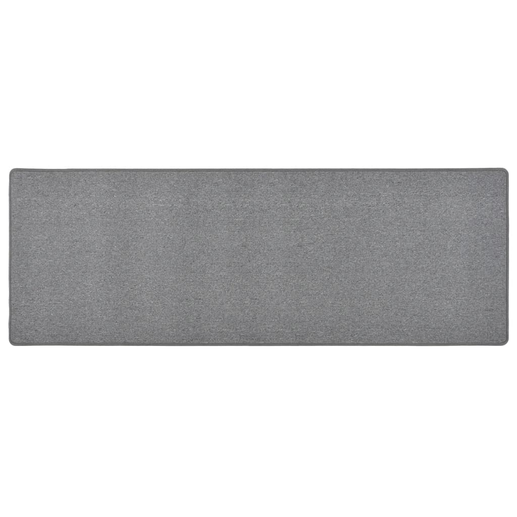 vidaXL Tapis de couloir gris foncé 80x250 cm