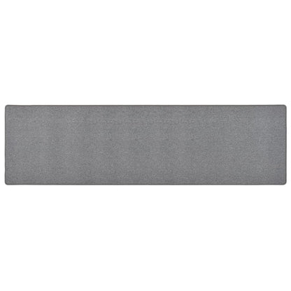 vidaXL Tapis de couloir gris foncé 80x300 cm