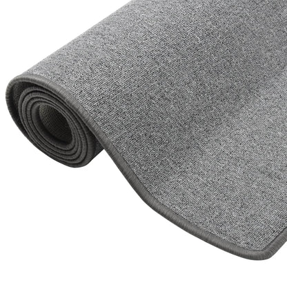 vidaXL Tapis de couloir gris foncé 80x400 cm