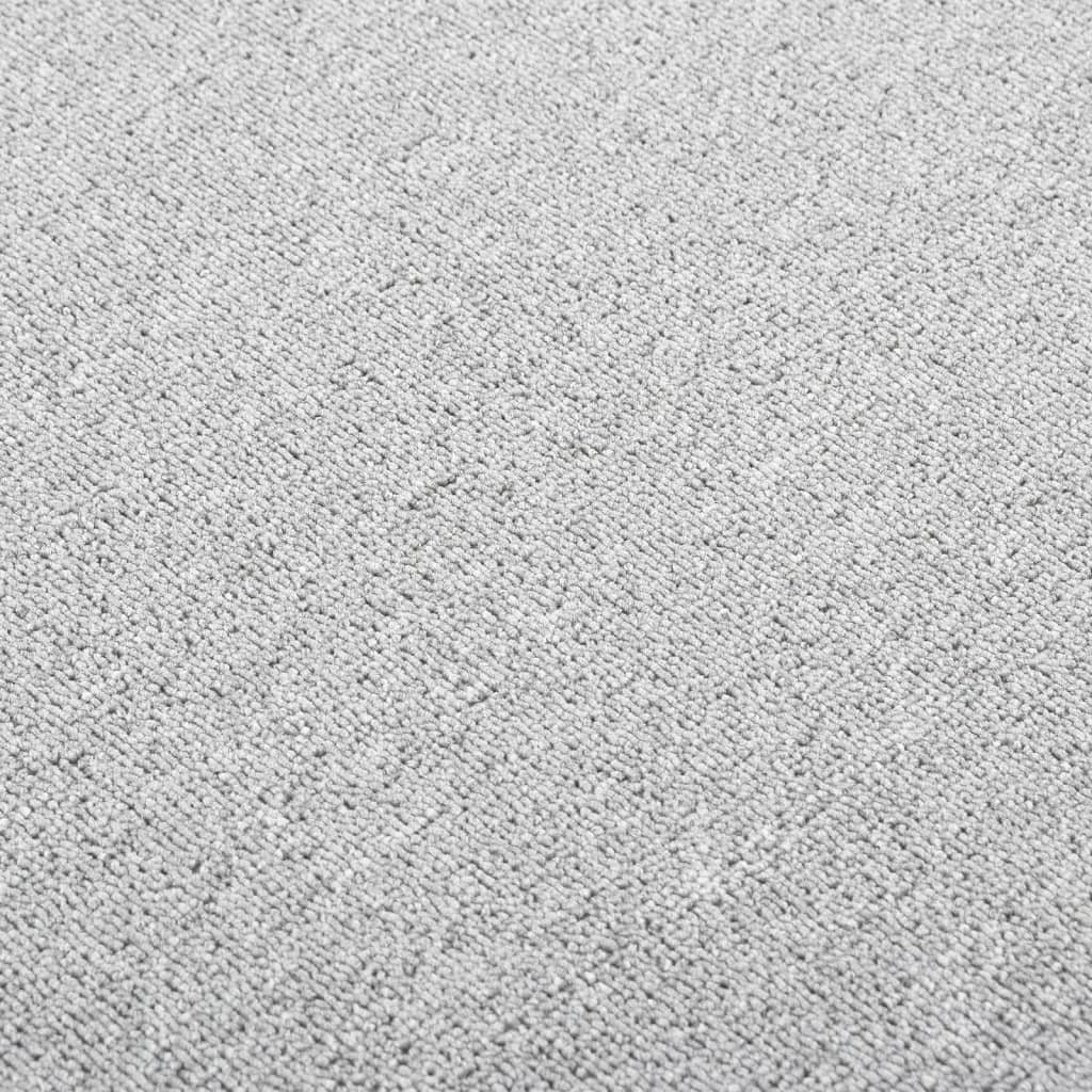 vidaXL Tapis de couloir Gris clair 50x100 cm