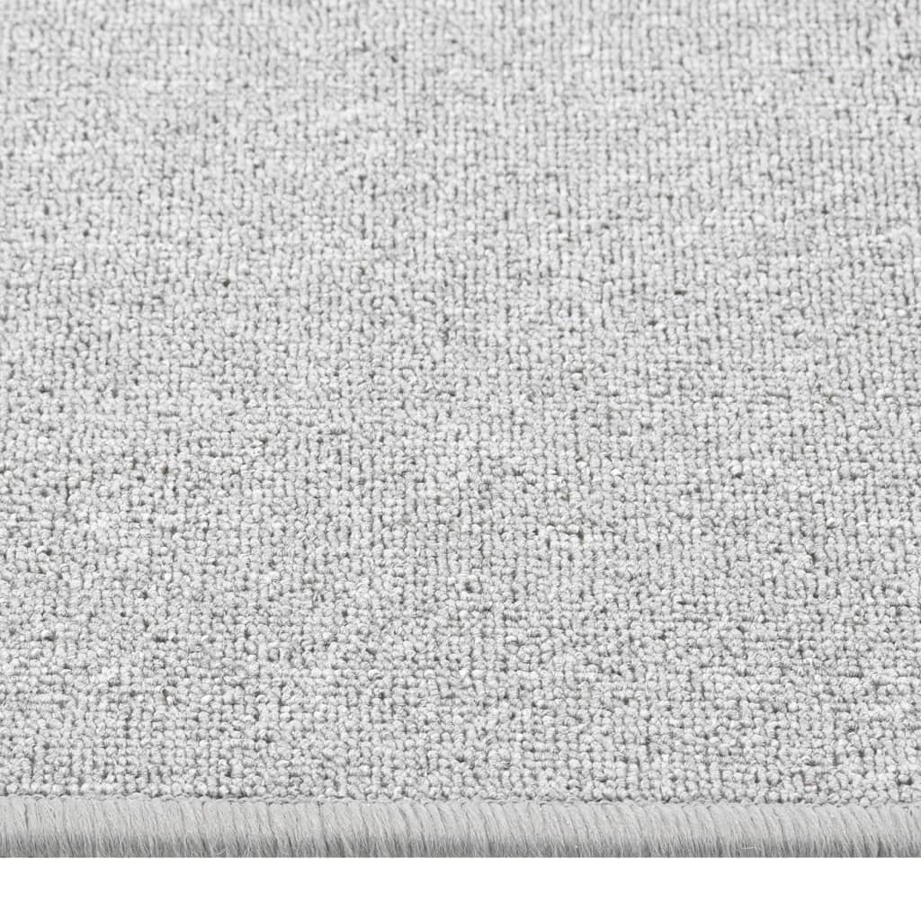 vidaXL Tapis de couloir Gris clair 50x150 cm