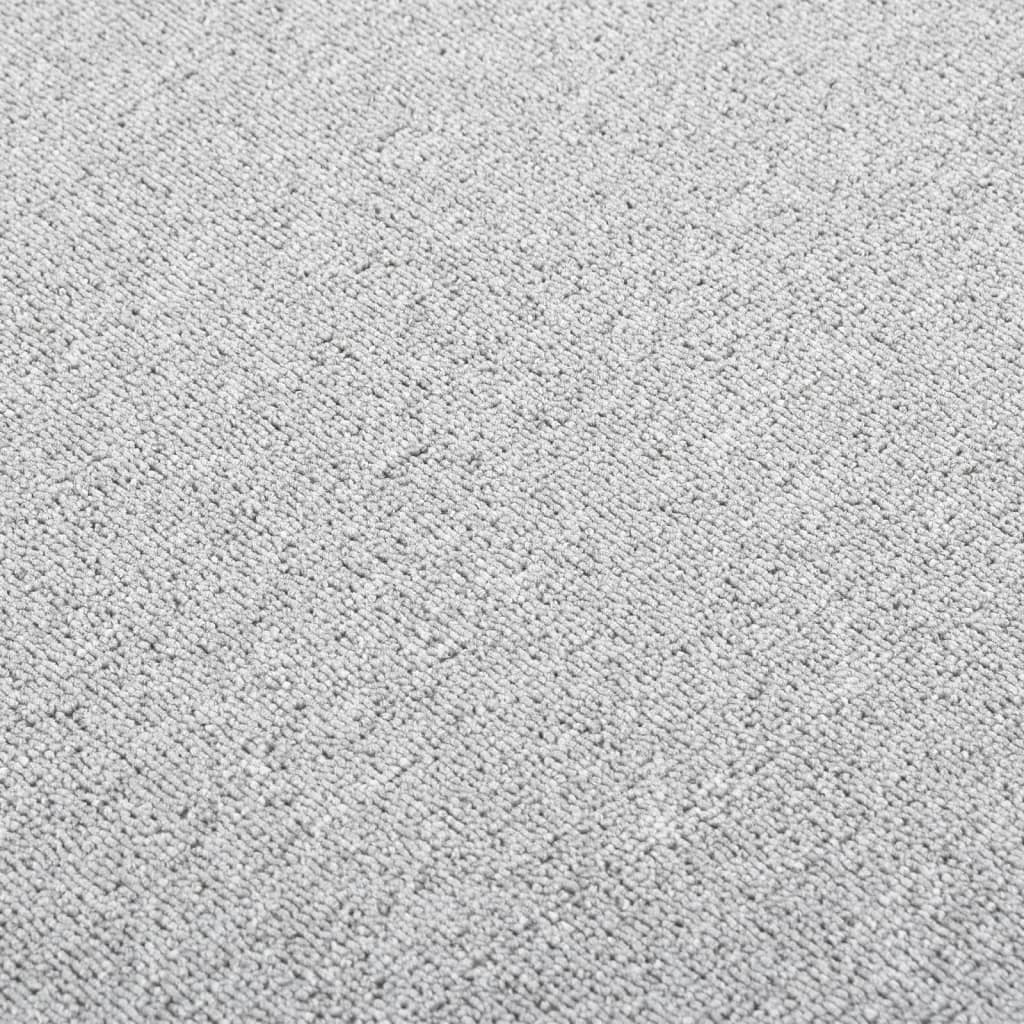 vidaXL Tapis de couloir Gris clair 50x200 cm