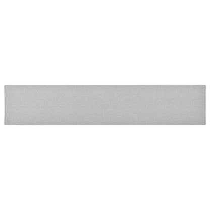 vidaXL Tapis de couloir Gris clair 80x400 cm