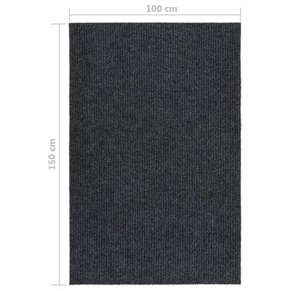 vidaXL Paillasson 100x150 cm Anthracite