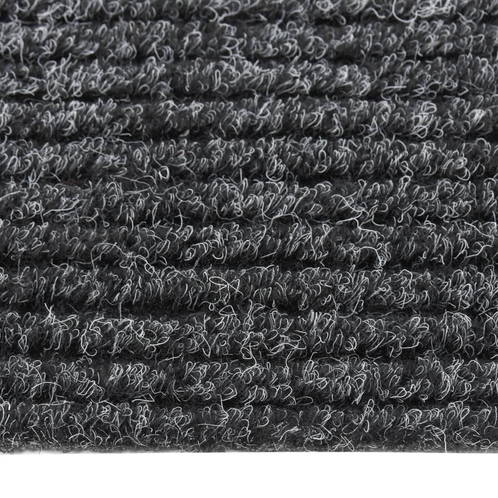 vidaXL Tapis de couloir anti-salissures 100x250 cm Anthracite