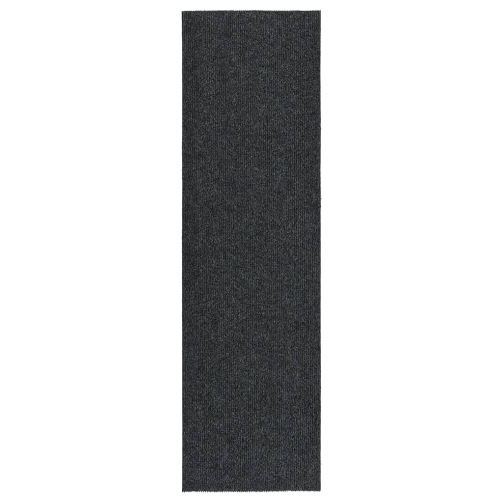 vidaXL Paillasson anti-salissures 100x350 cm Anthracite