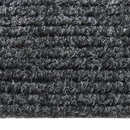 vidaXL Paillasson anti-salissures 100x350 cm Anthracite
