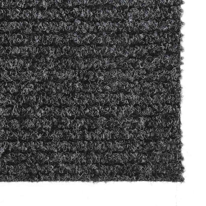 vidaXL Tapis de couloir anti-salissures Anthracite 100x500 cm