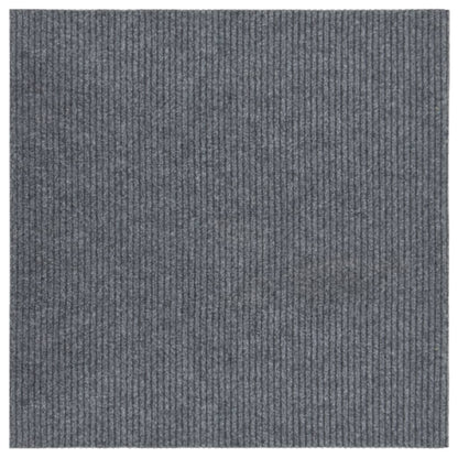 vidaXL Schmutzfangläufer 100x100 cm Grau