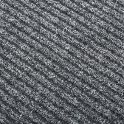 vidaXL Schmutzfangläufer 100x100 cm Grau