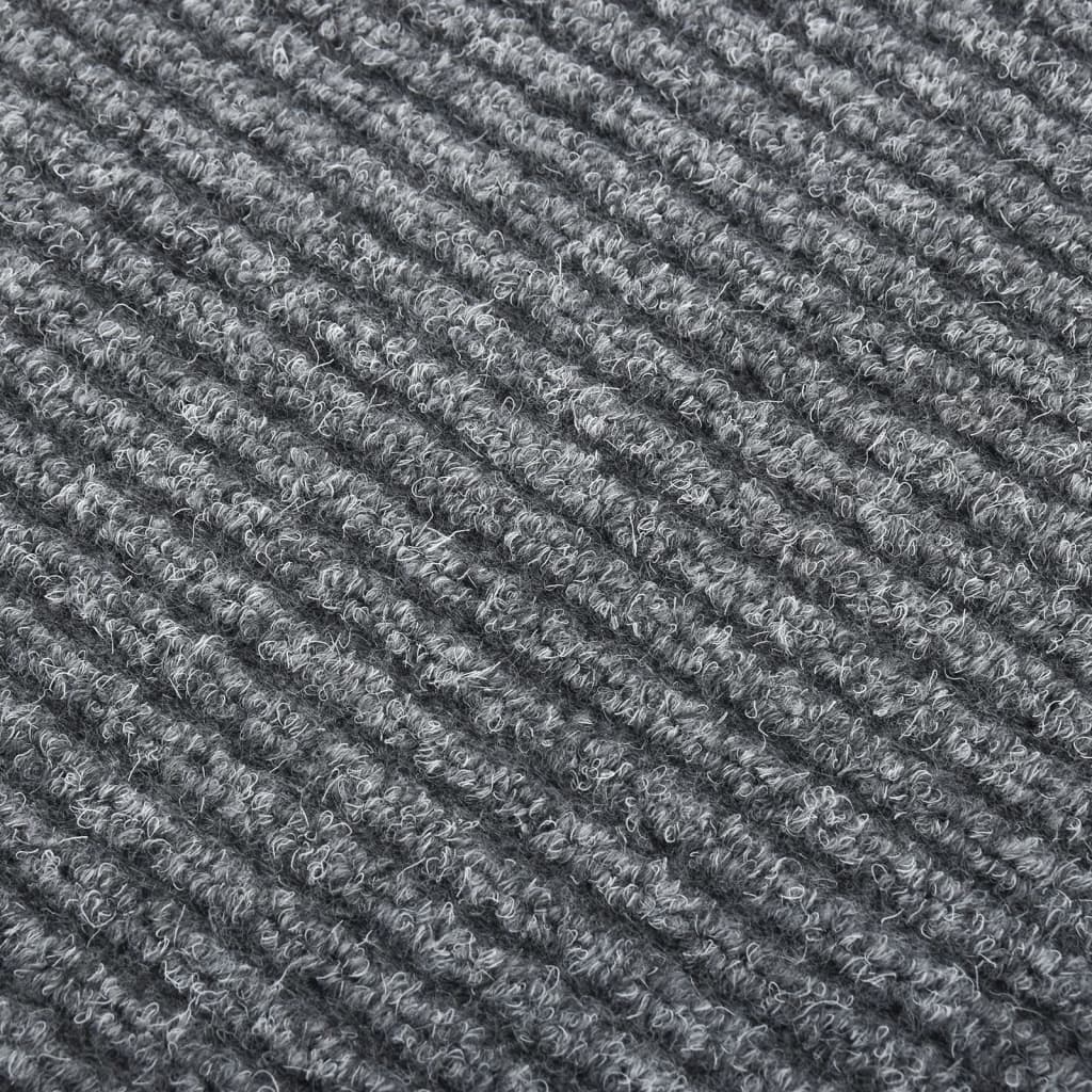vidaXL Paillasson gris 100x200 cm