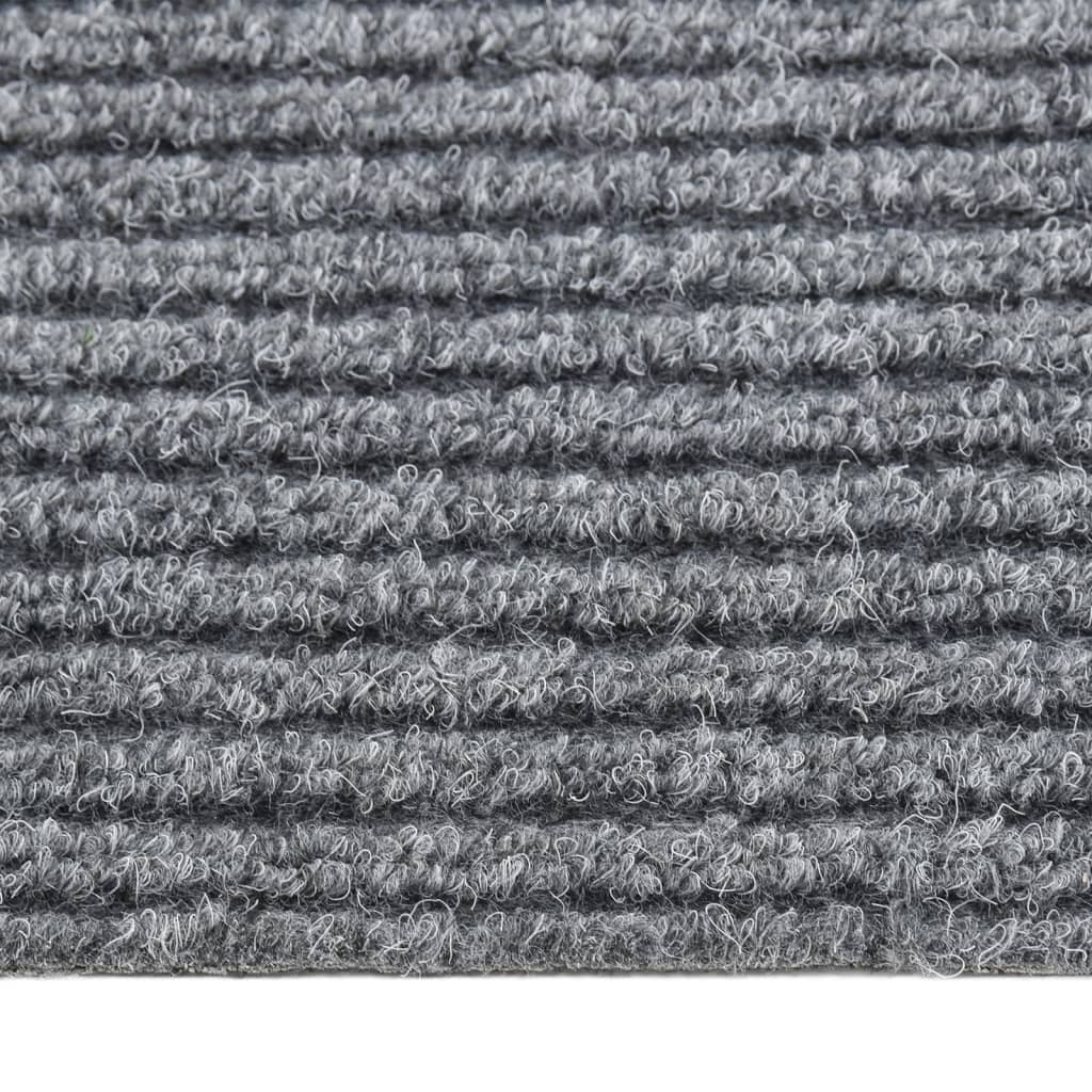 vidaXL Paillasson gris 100x200 cm
