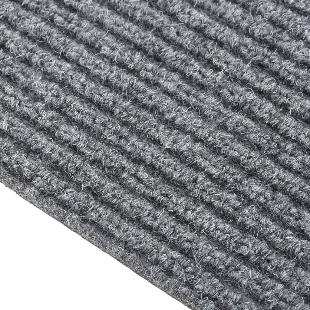 vidaXL Paillasson gris 100x200 cm