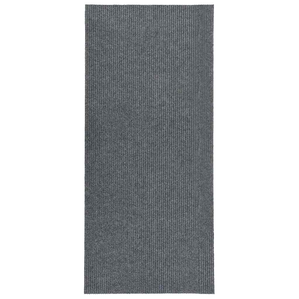 vidaXL Paillasson gris 100x250 cm