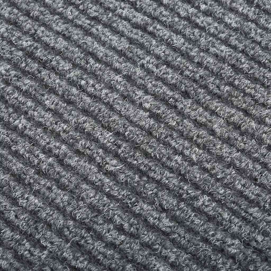 vidaXL Paillasson gris 100x250 cm