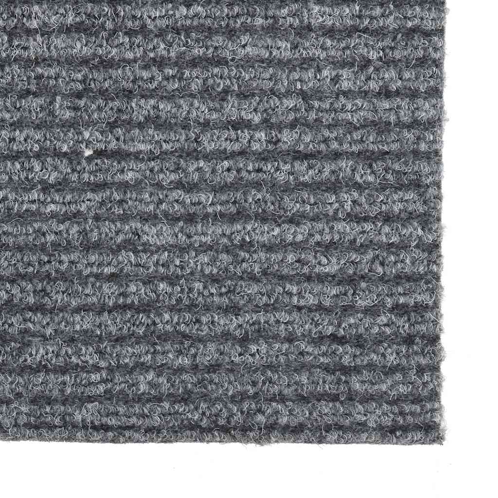 vidaXL Paillasson gris 100x250 cm