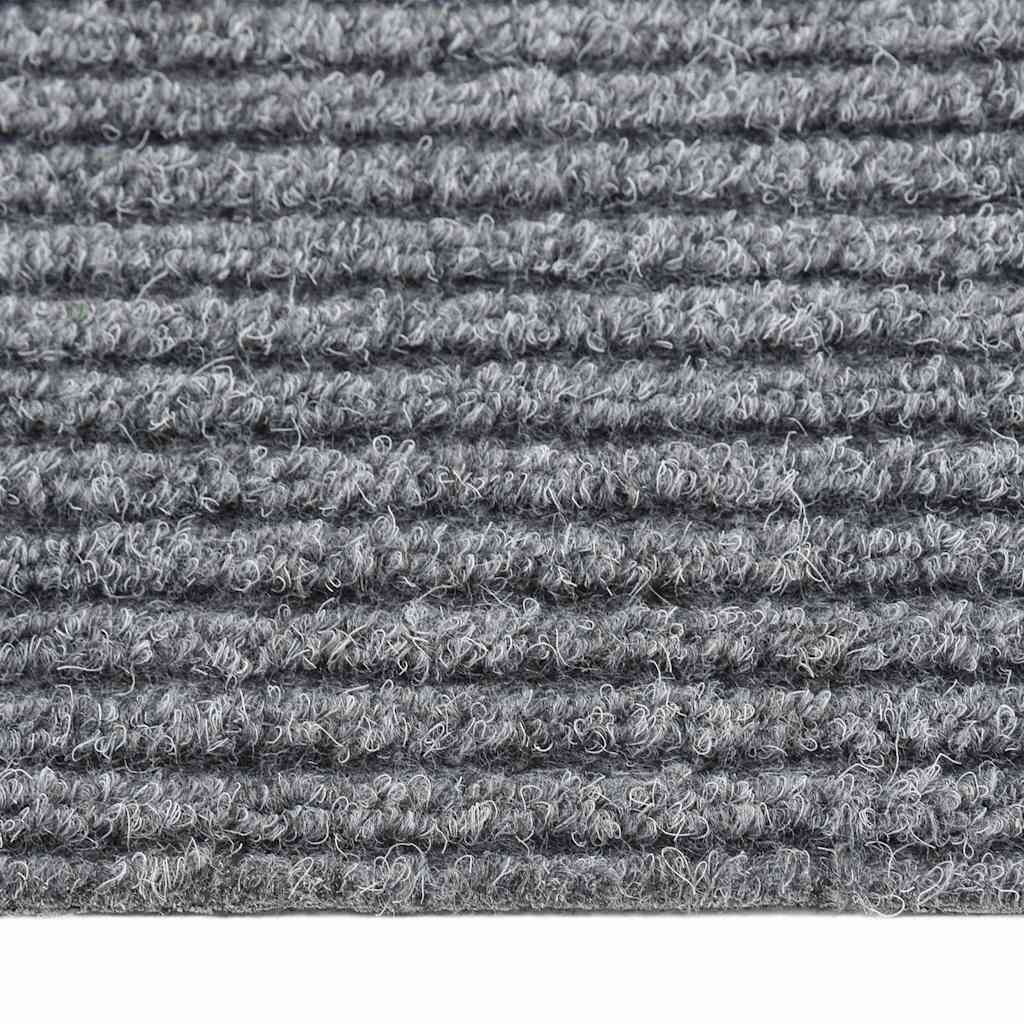 vidaXL Paillasson gris 100x250 cm