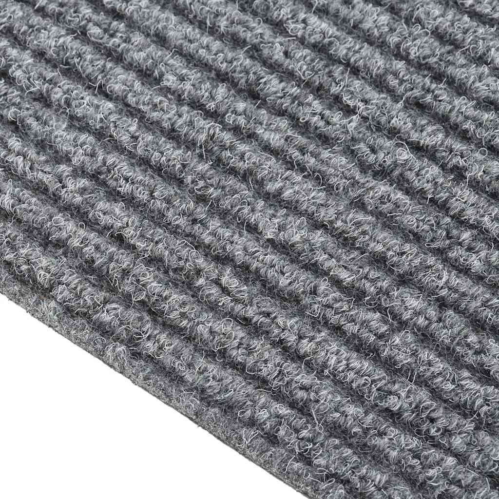 vidaXL Paillasson gris 100x250 cm
