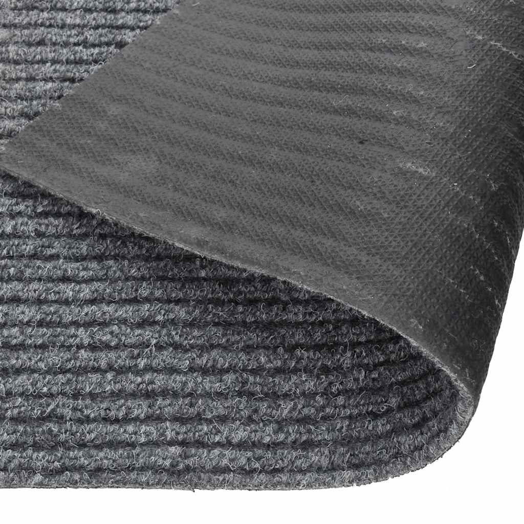 vidaXL Paillasson gris 100x250 cm