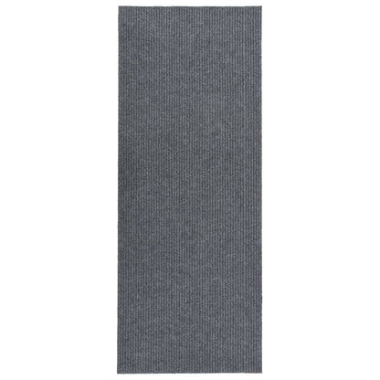 vidaXL Paillasson en caoutchouc Gris 100x300 cm