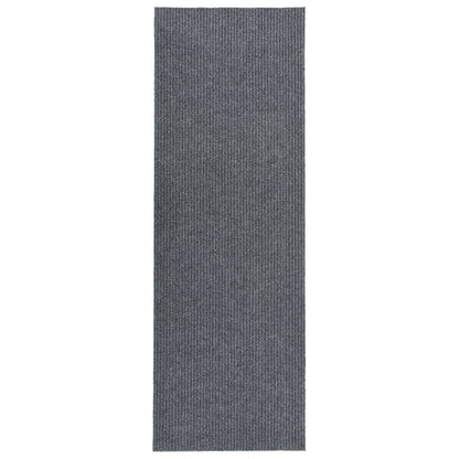 vidaXL Tapis de couloir anti-salissures Gris 100x350 cm