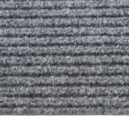 vidaXL Tapis de couloir anti-salissures Gris 100x350 cm